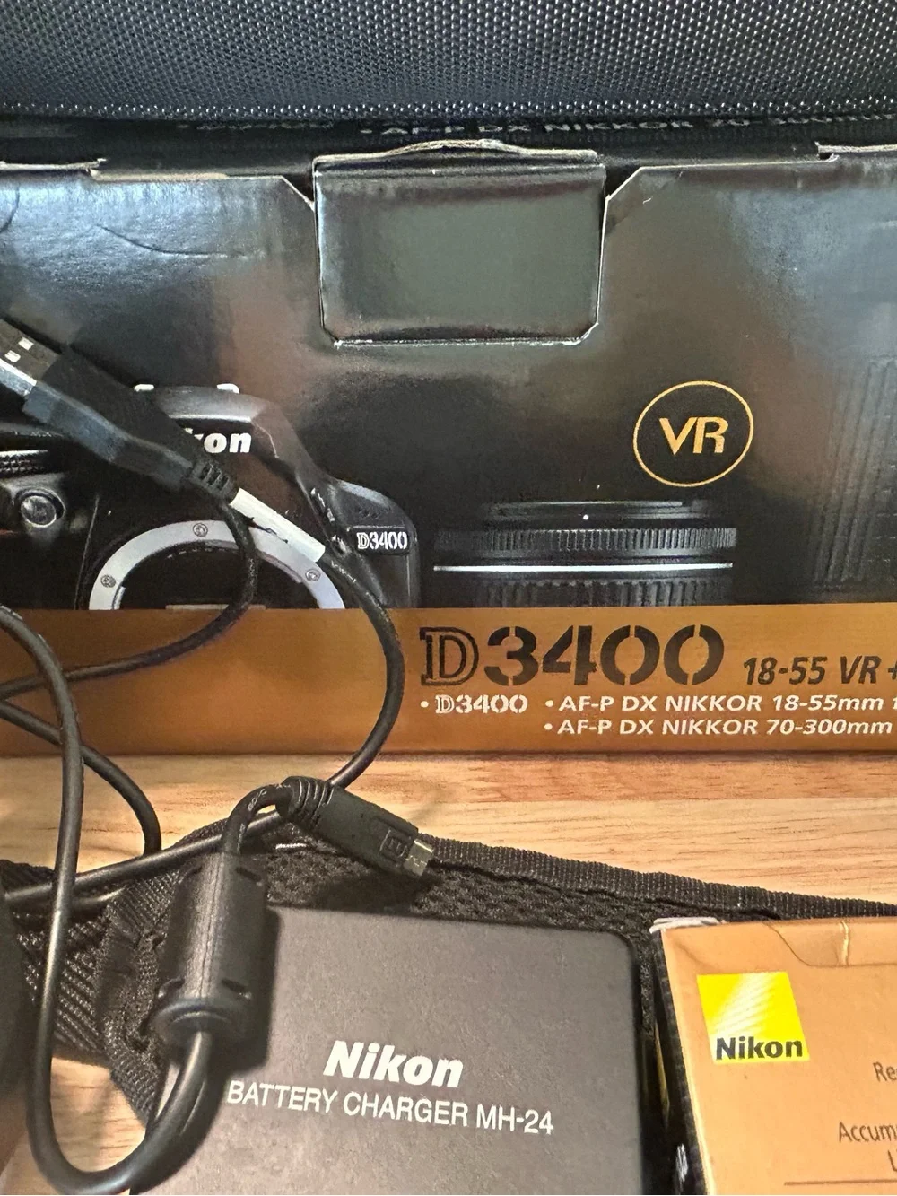 Nikon DSLR Camera Kit in Black D3400